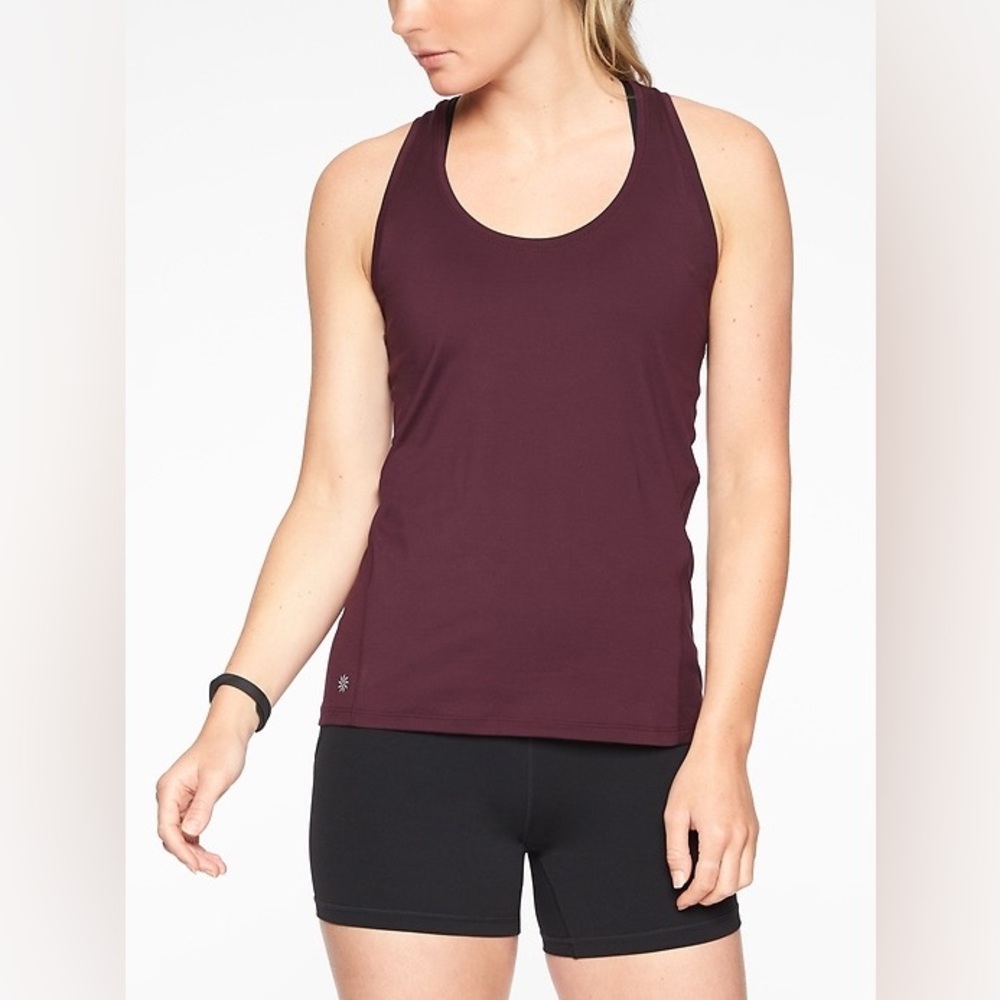 Athleta The Limitless Tank Top in Maroon, size Medium